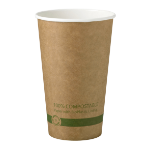 16 oz Disposable Kraft Paper Hot Cup