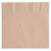 2-Ply Natural Kraft Compostable Napkins 6'5" folded