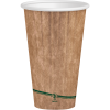 16 oz. Smooth Double Wall Kraft Hot Cup 