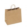 100% Recycled Paper Shopping Bags, 13" x 7" x 13"