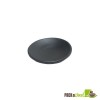 Round Black Bamboo Mini Dish - 2.4"