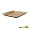 10" x 10" Square Biodegradable Fallen Palm Leaf Plates