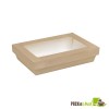 Brown Rectangular Kraft Box with Window - 8.9 x 6.1 x 2 in.
