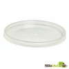 Clear PP Lid for Recyclable Buckaty Paper Buckets - Recessed