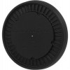 Ecotainer 12 oz. Hot Flat Vented  PS Lids for Biodegradable Soup Cups / Food Containers, Black