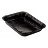 18" x 13" Black Half Size Corrugated Sheet Pan