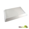Sugarcane Lid for Eco-design Sugarcane Compartment Tray - 15.75 x 10.63 x 1.10 in.