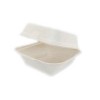 6" x 6" x 3" Bagasse Burger Box 