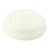 White PLA LID for 10 - 20 oz WC Kraft Hot Cups