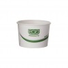 8oz Green Stripe Paper Food Containers 
