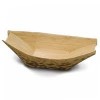 3.14" Disposable Bamboo Boat Trays 288/case