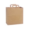 100% Recycled Paper Shopping Bags, 12" x 7" x 12"