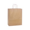 100% Recycled Paper Shopping Bags, 13" x 7" x 17"