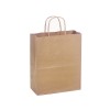 100% Recycled Paper Shopping Bags, 8" x 4.75" x 10.25"