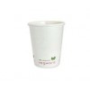 Compostable 10 oz. White Hot Cup 