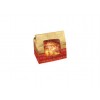 8 1/4" x 5 1/4" x 8 3/4" Natural Kraft Small Rotisserie Chicken Bags 