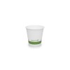 Compostable 4 oz. White Hot Cup 