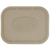 Lid for 8.8 x 6.8 x 3" Unbleached, Compostable Plant Fiber Box