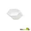 Clear Recyclable Lid for "Eco-Design" - Sugarcane Plate - 5.12 x 3.35 in.