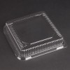 8 x 8 x 1.687" Sheet Baking Trays Clear PET Dome Lids 