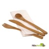 4 piece Bamboo Cutlery Kit - 7.49 in.