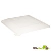 Clear Recyclable Lid for Square Samurai - Wooden Tray - 6.6 x 1.41 in.