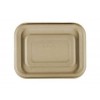 Compostable Wheatstraw Small Entree Tray FIBER LID