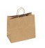 100% Recycled Paper Shopping Bags, 13" x 7" x 13"