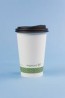 Compostable 12 oz. White Hot Cup