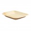 6.3" Square Biodegradable Fallen Palm Leaf Plates 