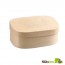 Rectangular Wooden Box with Lid - 4.33 x 3.15 x 2.17 in