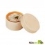 Round Wooden Box with Lid - 2.3 x 1.7 in.