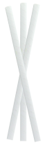 Compostable White Cocktail Paper Straws - 5.7 in.