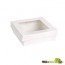 White Paper Box With Clear Window Lid