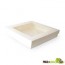White Paper Box With Clear Window Lid 