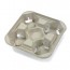 Natural Pulp Fiber 4-Cup Carrier