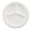 9 1/4" 3-Compartment  Plates