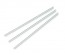 8.25" x 5mm Wrapped ECO Compostable Straws Green Stripe