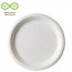 9" Round Take Out Sugarcane Container, Compostable