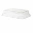 WorldView Lid for 12 and 16oz  Rectangle Take Out Container