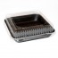 Solut! 8 x 8 X 1.687" Sheet Baking Trays Clear PET Dome Lids
