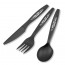Black CPLA Compostable Cutlery