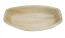 11" x 8" Compostable Rimmed Oval Palm Platter