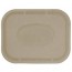 Lid for 8.8 x 6.8 x 3" Unbleached, Compostable Plant Fiber Box