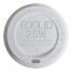 8 oz. EcoProducts Recycled Content Hot Cup Lid, (EP-HL8-W), Compostable, White, Case of 1000