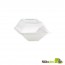 Clear Recyclable Lid for "Eco-Design" Sugarcane Plate - 10.3 x 5.19 in.