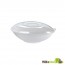 Recyclable Clear Lid for Bio 'n' Chic - Oval Sugarcane Bowl - 10.6 x 6.2 in. - 44oz