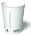 10 oz. Ecotainer Carte Blanc Biodegradable Hot Cup / Coffee Cup, Compostable, White