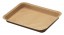 18" x 13" Natural Kraft Half Sized Corrugated Sheet Pan
