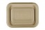 Compostable Wheatstraw Small Entree Tray FIBER LID